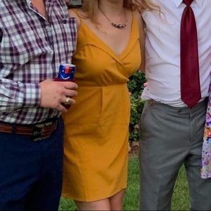 Mustard Wrap Dress